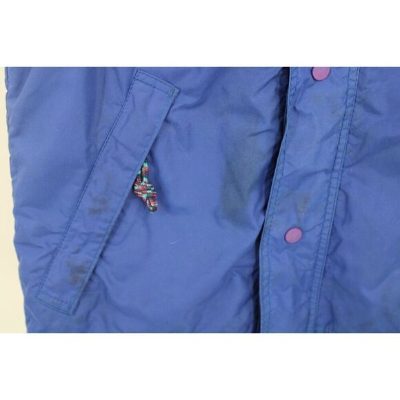 Patagonia jacket Vest fleece lined Size small kids blue and grey - Picture 9 of 11